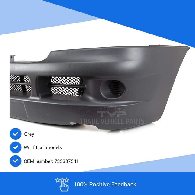 Fits Fiat Ducato 2002-2006 Front Bumper Grey - image 3