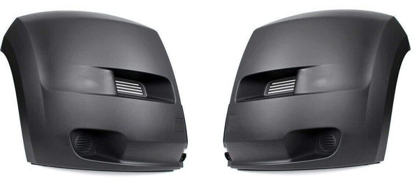 Fits Citroen Relay 2006-2014 Front Bumper End Corner Black Textured Pair Left & Right