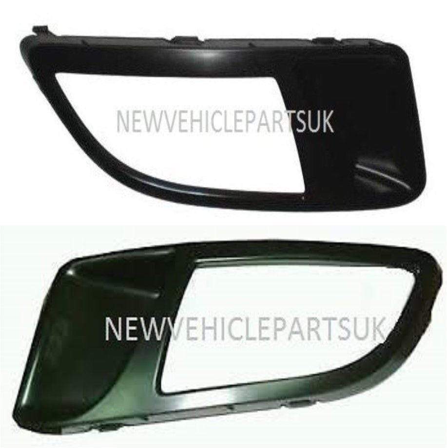 FT3004 Fiat Bravo 2007- Front Bumper Fog Grille With Lamp Hole Pair Left & Right