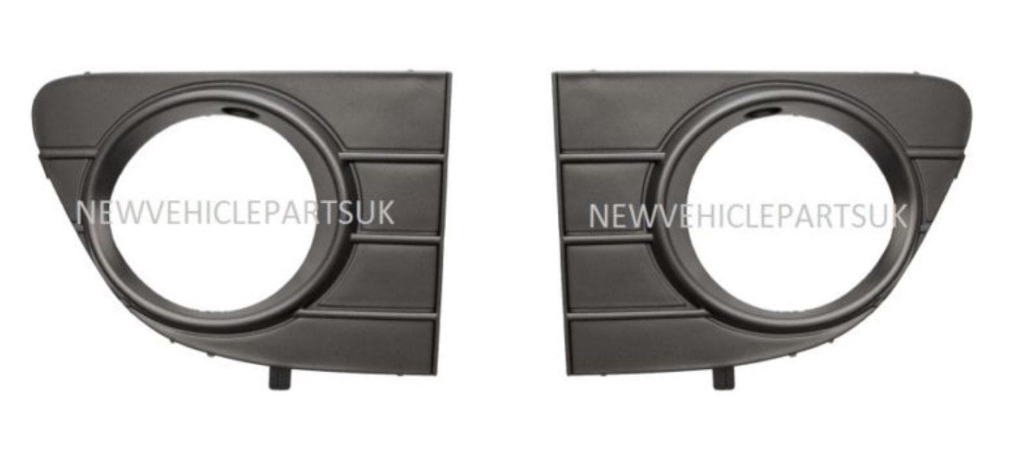 FT3008 Fiat Punto Evo 2010- Front Bumper Fog Grille With Lamp Hole Pair Left & Right