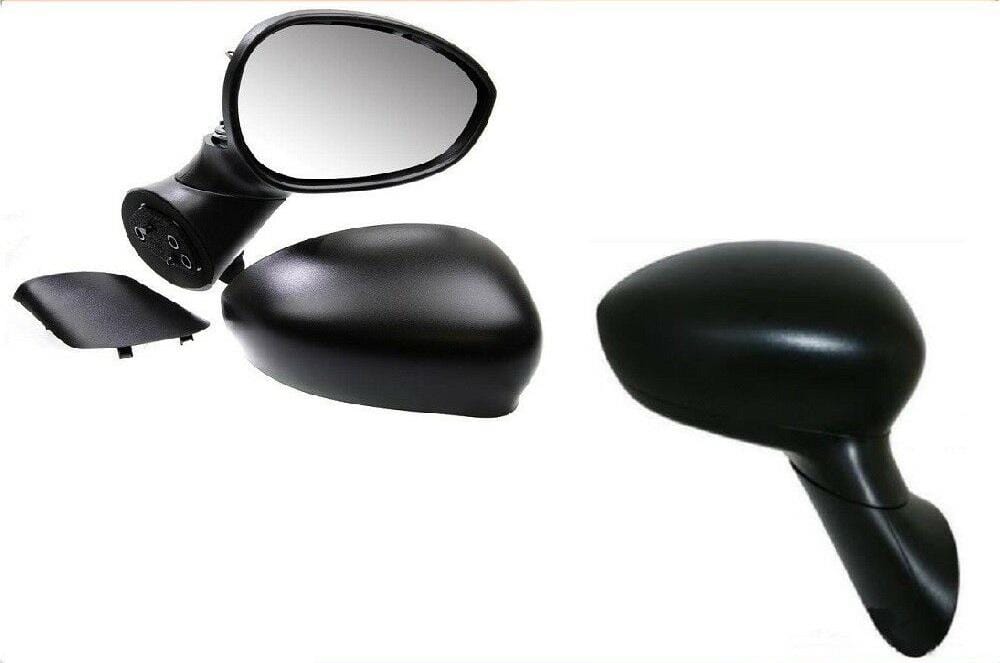 FT4004B Fiat 500 Cabriolet 2009-2015 Door Wing Mirror Heated Electric Black Driver Side