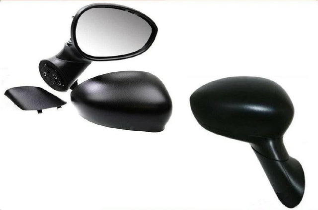 Fits Fiat 500 Cabriolet 2009-2015 Door Wing Mirror Heated Electric Black Driver Side - image 2