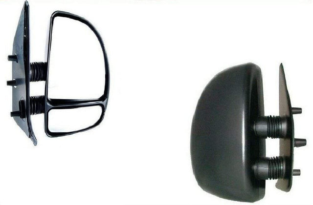 Fits Fiat Ducato 1999-2005 Door Wing Mirror Manual Black Driver Side - image 2