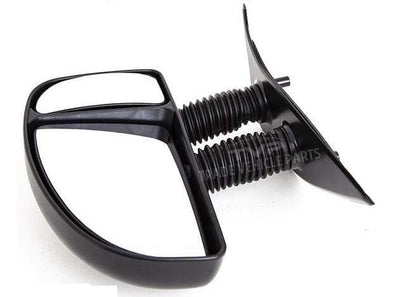 Fits Peugeot Boxer 1999-2006 Door Wing Mirror Manual Black Long Arm Driver Side - tradevehicleparts.co.uk