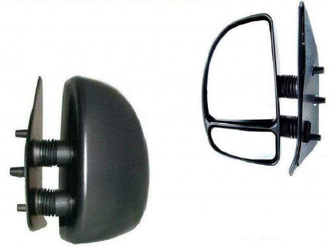 Fits Fiat Ducato 1999-2005 Door Wing Mirror Manual Black Complete Passenger Side - image 2