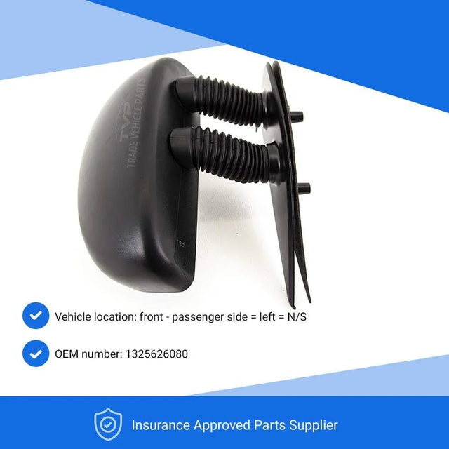 Fits Peugeot Boxer 1999-2006 Door Wing Mirror Manual Black Long Arm Passenger Side - image 3