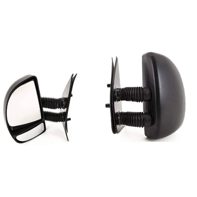 Fits Peugeot Boxer 1999-2006 Door Wing Mirror Manual Black Long Arm Passenger Side - tradevehicleparts.co.uk