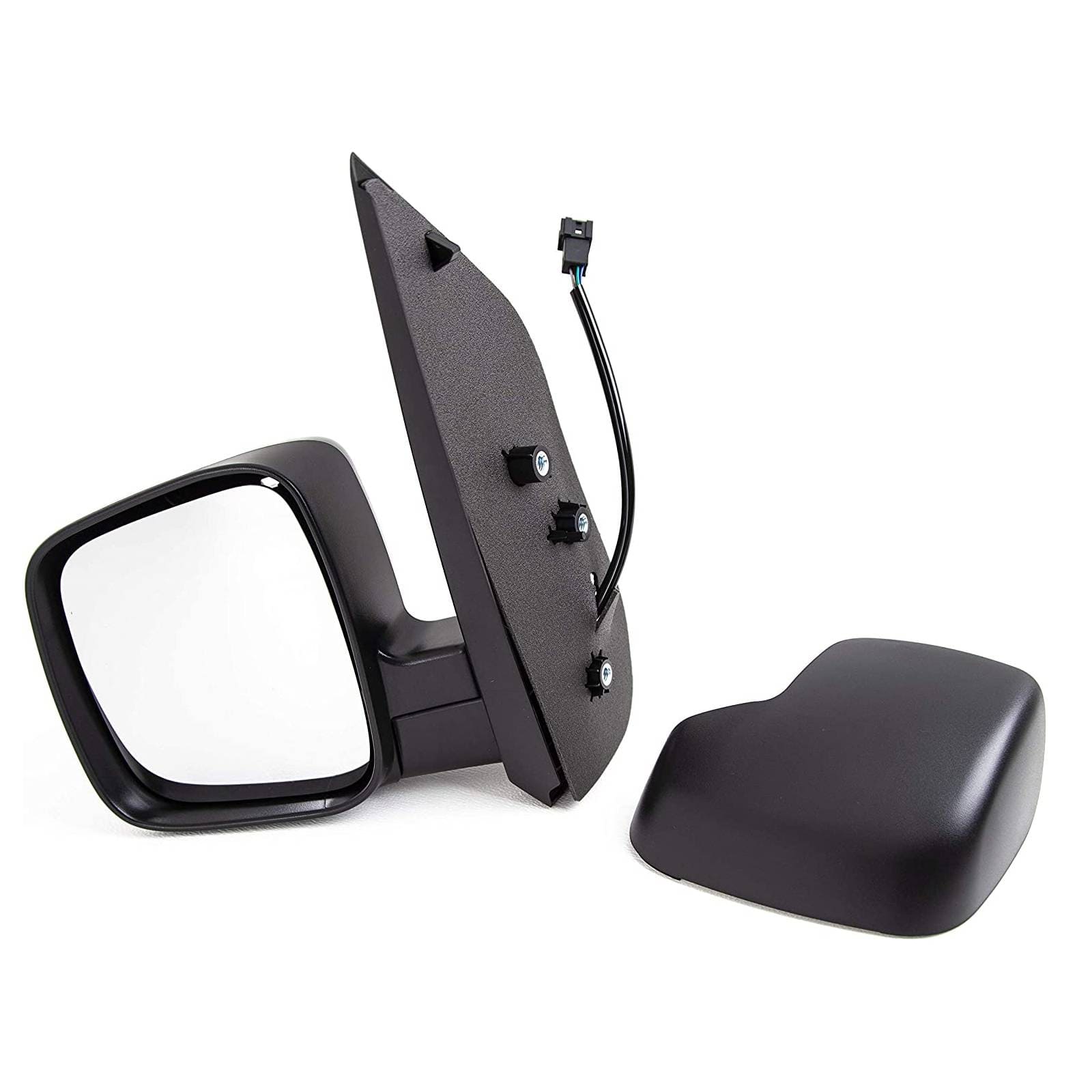 FT4022A Citroen Nemo 2008- Door Wing Mirror Heated Electric Black Passenger Side