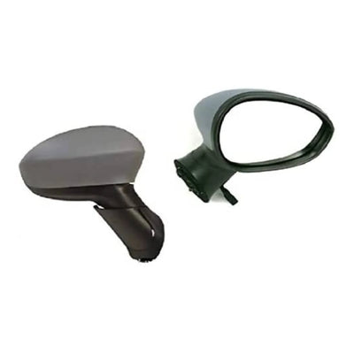 Fits Fiat Punto 2012- Door Wing Mirror Electric Heated Primed Driver Side - tradevehicleparts.co.uk