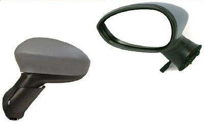 Fits Fiat Grande Punto 2005-2010 Door Wing Mirror Heated Electric Primed Left Side - tradevehicleparts.co.uk