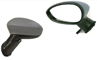 Fits Fiat Punto Evo 2010-2012 Door Wing Mirror Heated Electric Primed Left Side - tradevehicleparts.co.uk