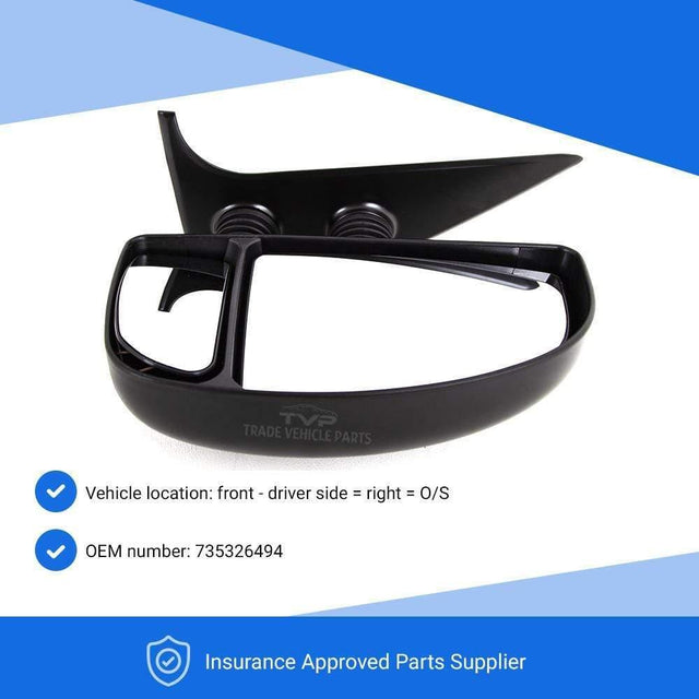 Fits Fiat Ducato 1999-2006 Door Wing Mirror Electric Heated Short Arm Driver Side - image 2
