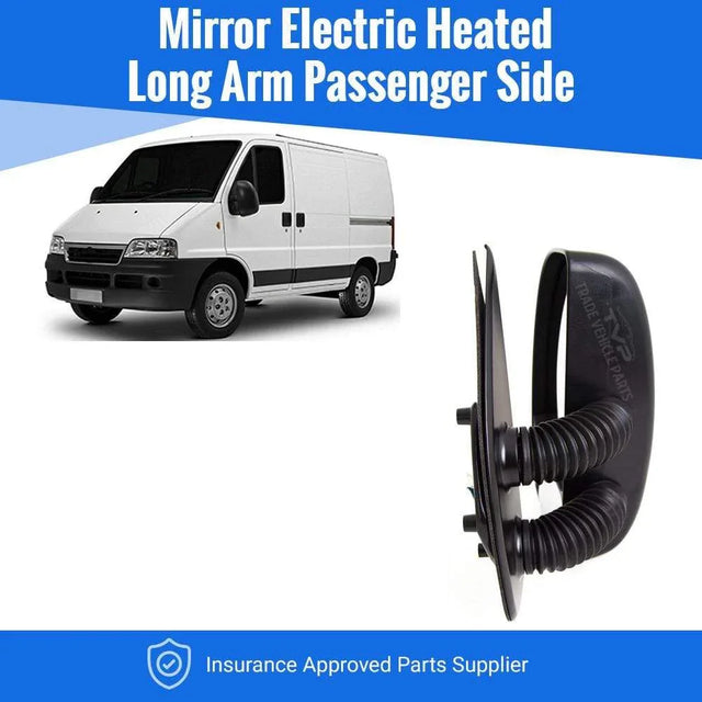 Fits Fiat Ducato 1999-2006 Door Wing Mirror Electric Heated Long Arm Passenger Side - image 2