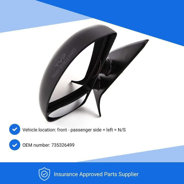 Fits Citroen Relay 1999-2006 Door Wing Mirror Electric Heated Short Arm Left Side - image 2