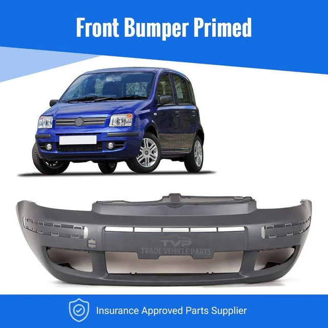 Fits Fiat Panda 2004-2011 Front Bumper Primed - image 2