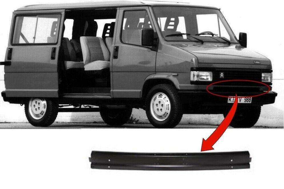FT4131A Citroen C25 1990-1994 Front Bumper Center Metal Black