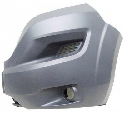 Fits Fiat Ducato 2014- Front Bumper End Corner Passenger Side With Fog Hole - tradevehicleparts.co.uk