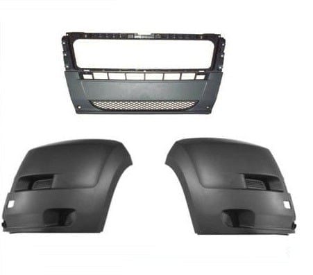 FT4143A Citroen Relay 2006-2014 Front Bumper Complete All 3 Parts Left Right & Centre
