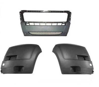 Fits Citroen Relay 2006-2014 Front Bumper Complete All 3 Parts Left Right & Centre - tradevehicleparts.co.uk