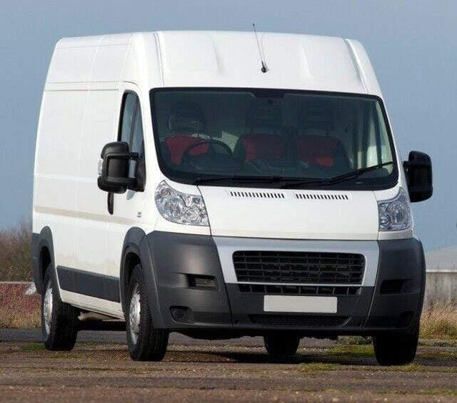 Fits Fiat Ducato 2006-2014 Front Bumper Complete All 3 Parts Left Right Centre Black - image 2