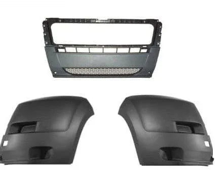 Fits Peugeot Boxer 2006-2014 Front Bumper Complete All 3 Parts Left Right & Centre - image 2