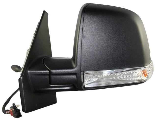Fits Fiat Doblo 2010-2015 Door Wing Mirror Manual Black Single Glass Passenger Side - image 2