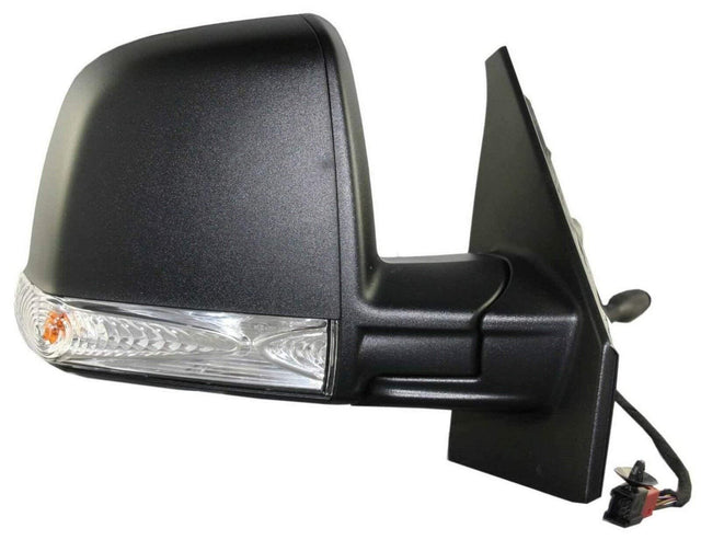 Fits Vauxhall Combo 2012-2018 Door Wing Mirror Manual Black Single Glass Driver Side - image 3