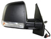 Fits Vauxhall Combo 2012-2018 Door Wing Mirror Manual Black Single Glass Driver Side thumbnail