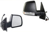 Fits Vauxhall Combo 2012-2018 Door Wing Mirror Manual Black Single Glass Driver Side thumbnail