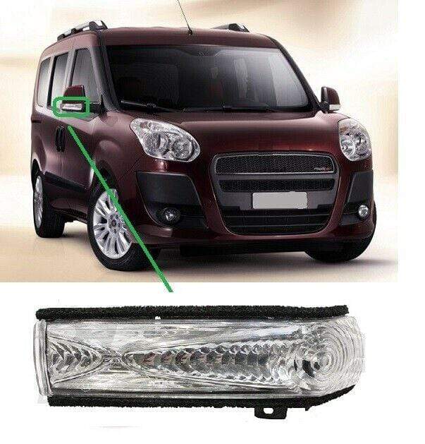 Fiat doblo wing online mirror indicator replacement