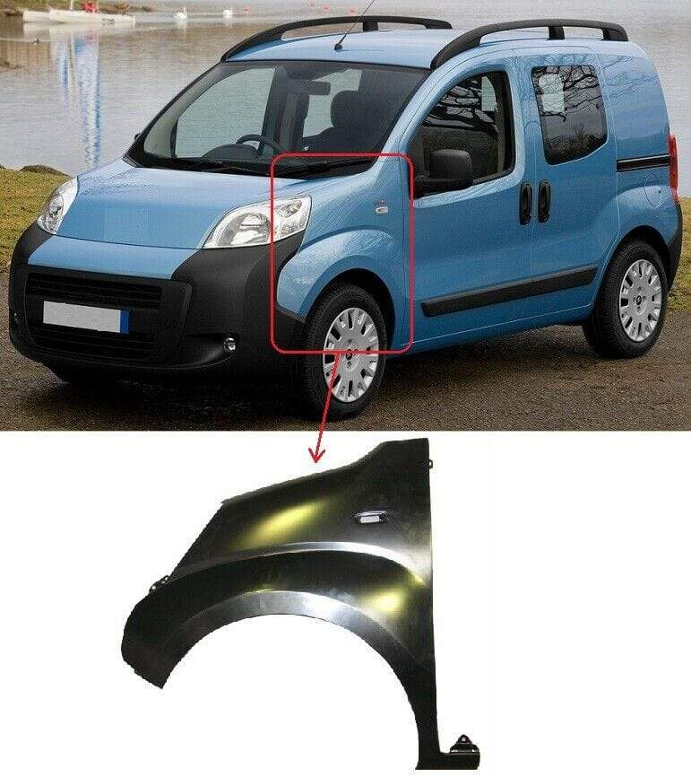 FT5135B Citroen Nemo Multispace 2008-2012 Front Wing Primed W/Indicator Lamp Hole N/S