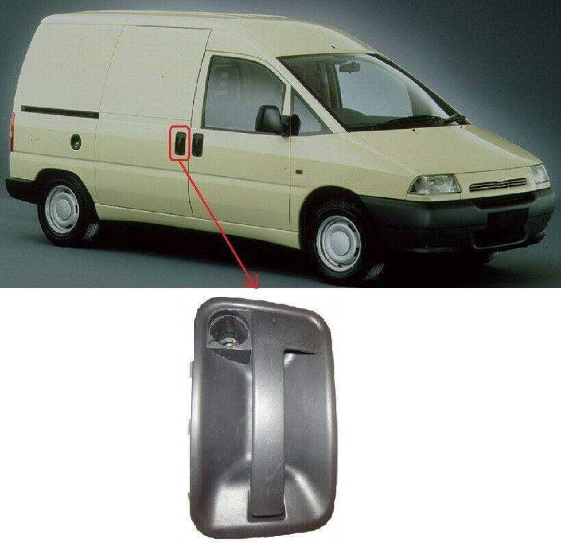 FT5149 Fiat Scudo 1995-2003 Side Sliding Door Handle Outside Textured Black Driver Side