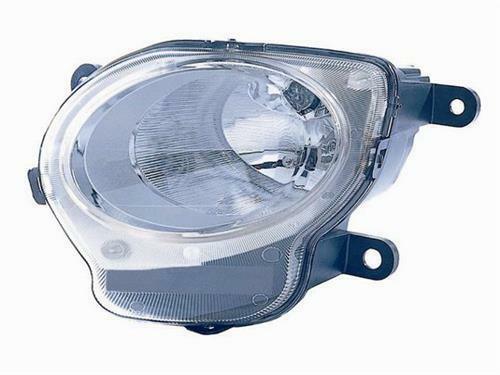 Fits Fiat 500 Hatchback 2008-2015 Front Bumper Lamp Light Passenger Side No Motor - image 2