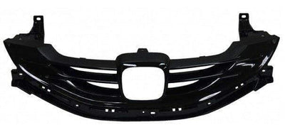 Fits Honda Civic Estate 2014-2015 Upper Centre Front Bumper Main Grille Black - tradevehicleparts.co.uk