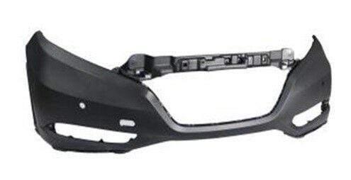 Fits Honda Hr-V 2015- Hrv Front Bumper Primed With Sensor Holes - image 2
