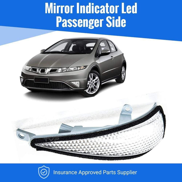 Fits Honda Civic 2005-2012 Door Wing Mirror Indicator Led Passenger Side - image 2
