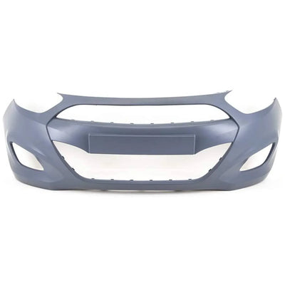 Fits Hyundai I10 2011-2013 Front Bumper Primed No Pdc Or Washer Holes - tradevehicleparts.co.uk