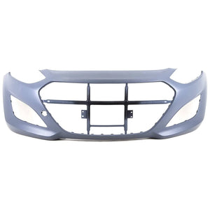 Fits Hyundai I30 5Dr 2012-2017 Front Bumper Primed No Pdc,No Washer Holes