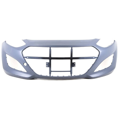 Fits Hyundai I30 5Dr 2012-2017 Front Bumper Primed No Pdc,No Washer Holes - tradevehicleparts.co.uk