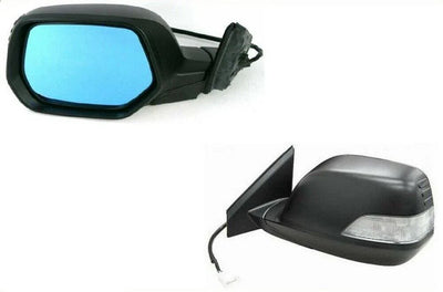 Fits Honda Crv 2007-2013 Door Mirror Heated Electric Black Indicator Left - tradevehicleparts.co.uk