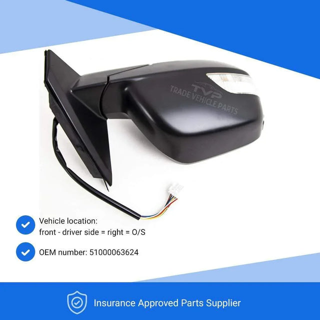 Fits Honda Crv 2007-2013 Door Mirror Heated Electric Black Indicator Right 13 Pins - image 3