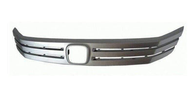 Fits Honda Insight 2009-2012 Upper Centre Front Bumper Main Grille Silver - tradevehicleparts.co.uk