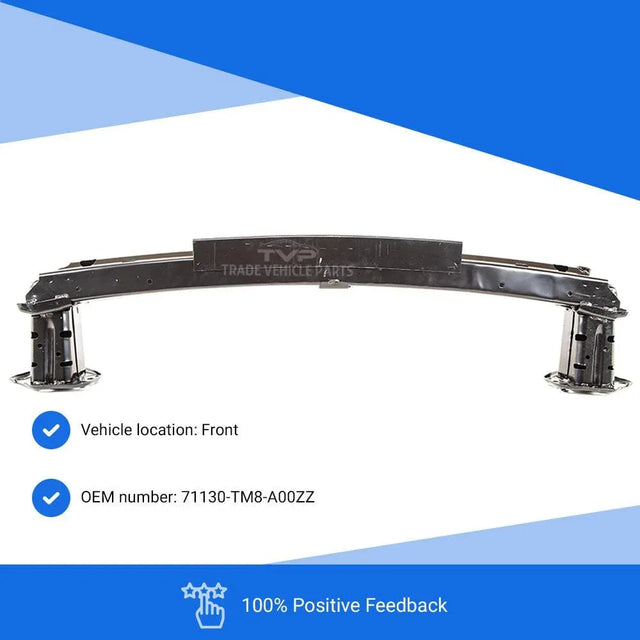 Fits Honda Insight 2009-2014 Front Bumper Reinforcer - image 3