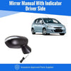 Fits Honda Jazz 2005-2008 Door Wing Mirror Manual W/Indicator Driver Side thumbnail