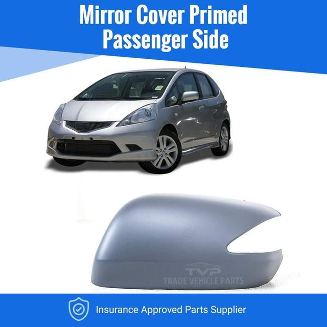 Fits Honda Jazz 2008-2015 Door Wing Mirror Cover Primed Passenger Side  - image 2
