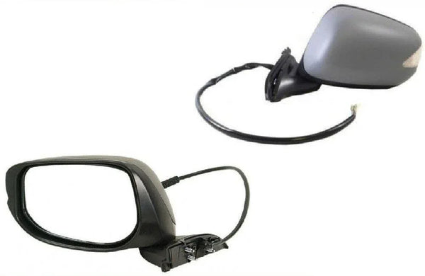 Fits Honda Jazz 2008-2015 Door Wing Mirror Electric Primed With Indicator Manual Fold Left Side