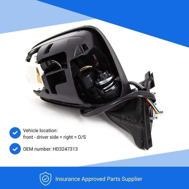 Fits Honda Jazz 2008-2015 Door Wing Mirror Electric Primed With Indicator Right Side - image 3