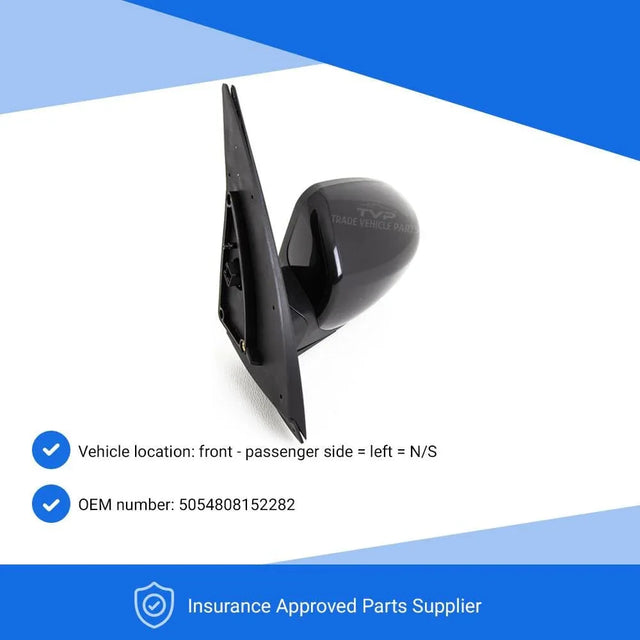 Fits Hyundai I10 2008-2011 Door Wing Mirror Electric Black Passenger Side - image 3