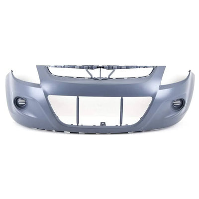 Fits Hyundai I20 2009-2012 Front Bumper Primed No Fog Holes - tradevehicleparts.co.uk