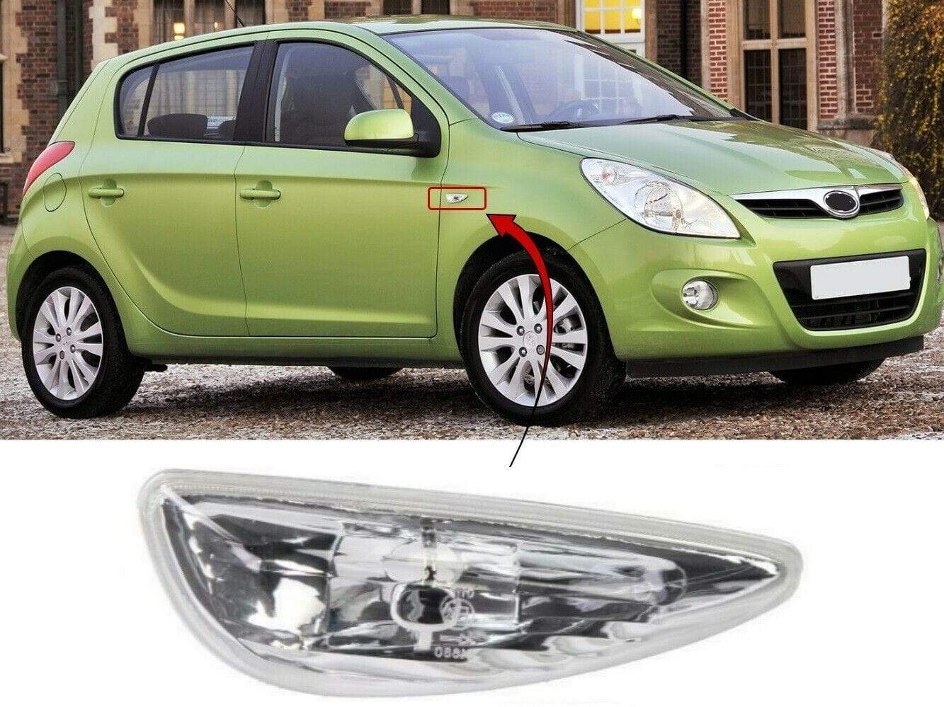 Hyundai I20 2009-2012 Front Wing Indicator Driver Side